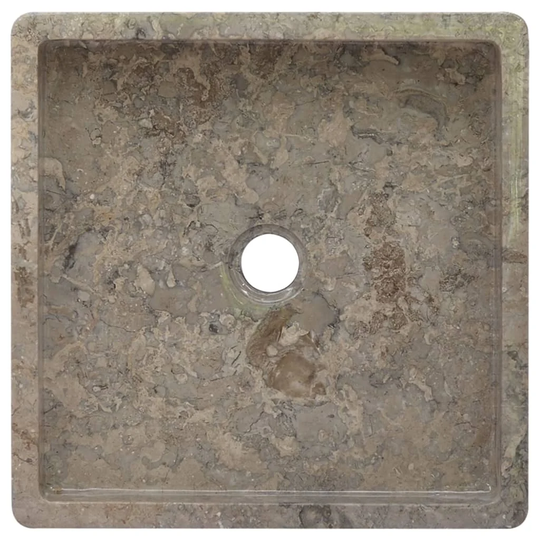 Borough Marble Handmade Square Bathroom Sink
