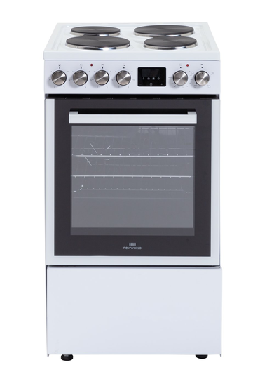 New World NWLS50SEW 50cm Single Electric Cooker - White