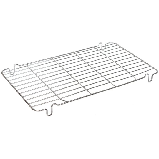 Invero Universal Stainless Steel Grill Pan Griddle Oven Cooker Rack Tray Shelf