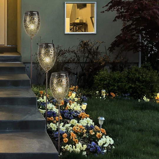 Led-wegeleuchte Solarenergie