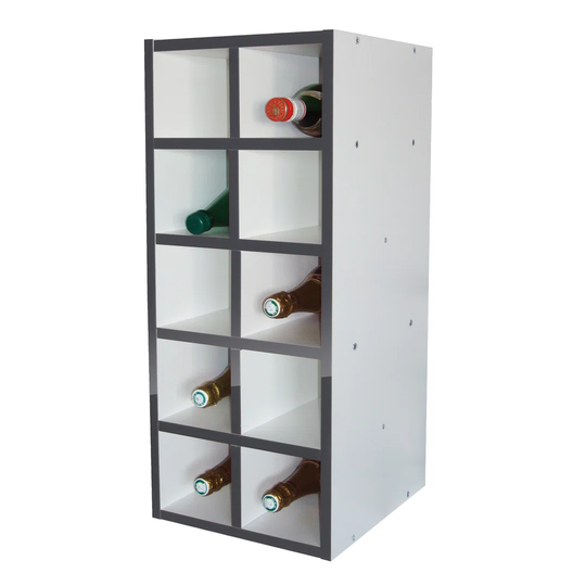 10 Bottle Wall Mounted Wine Rack