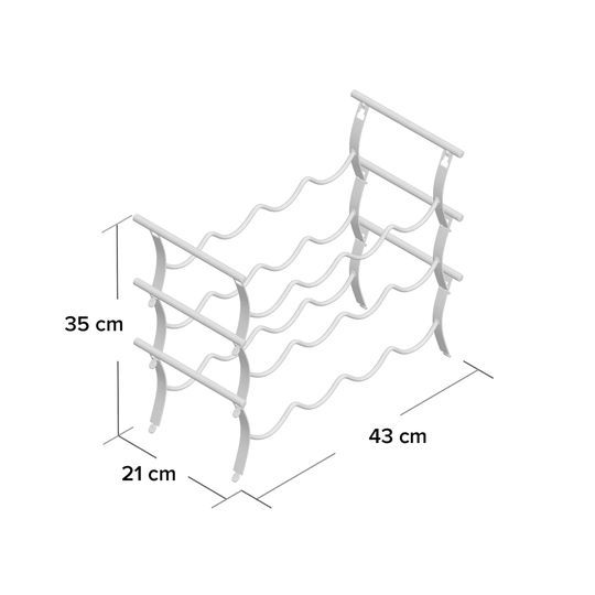 Jopling 12 Bottle Tabletop Wine Rack