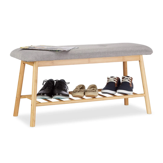 Caytlyn Wood Storage Bench