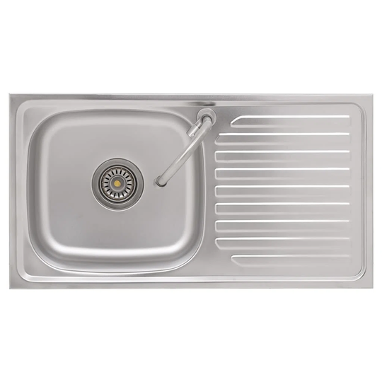 Pulaski Single Bowl Inset Kitchen Sink