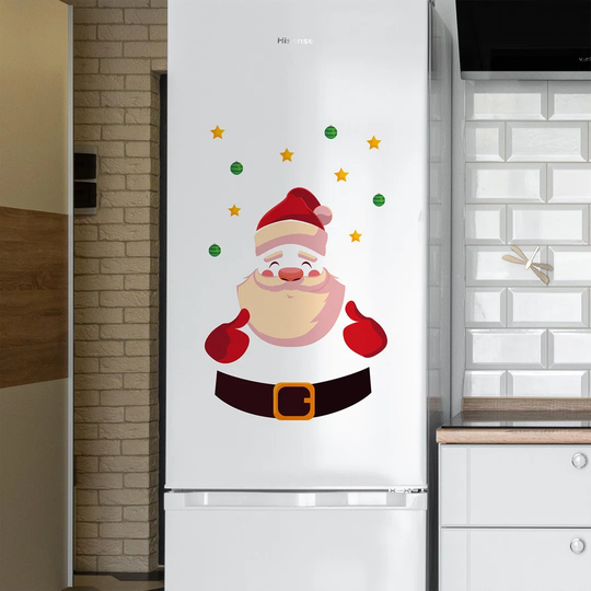 Cute Santa Claus Wall Sticker