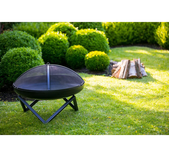 Adly 37Cm H x 69Cm W Steel Outdoor Fire Pit