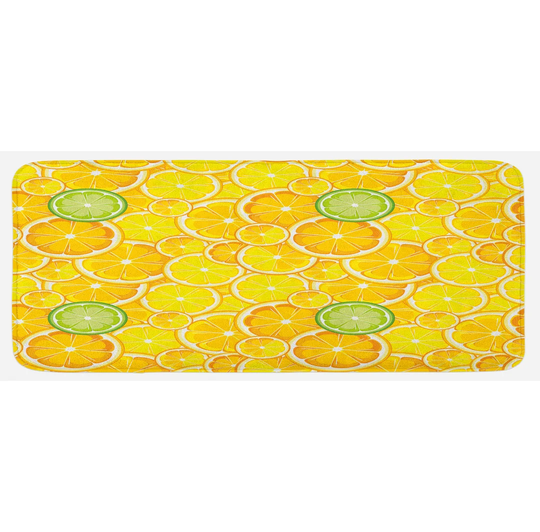 Brina Lemon Kitchen Mat