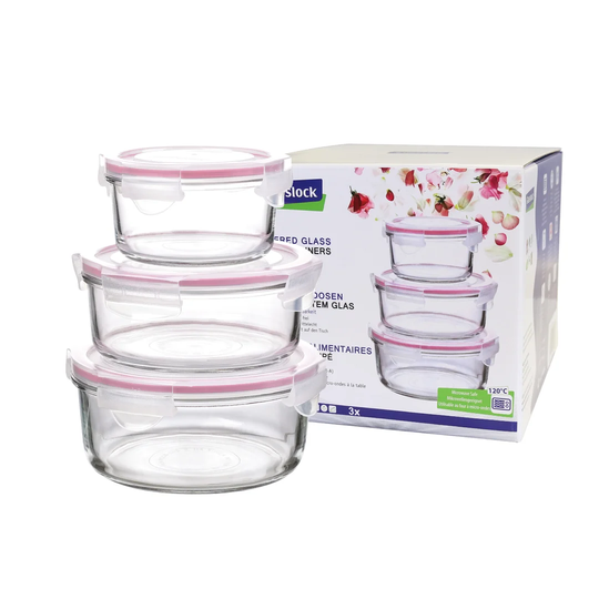 Classic Round 3 Container Food Storage Set