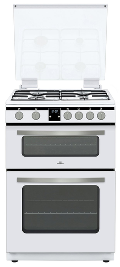 New World NWLS60DGW 60cm Double Gas Cooker - White