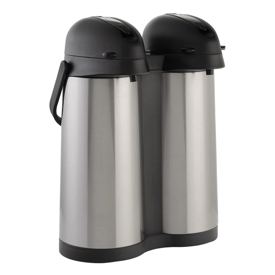 Doppel-Airpot, Edelstahl, 2 X Ca. 1,9 L