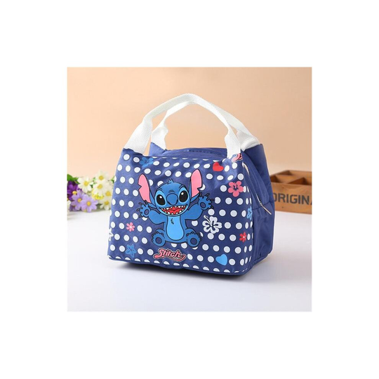 (3) Disney Cartoon Insulation Stitch Cute Lunch Bag