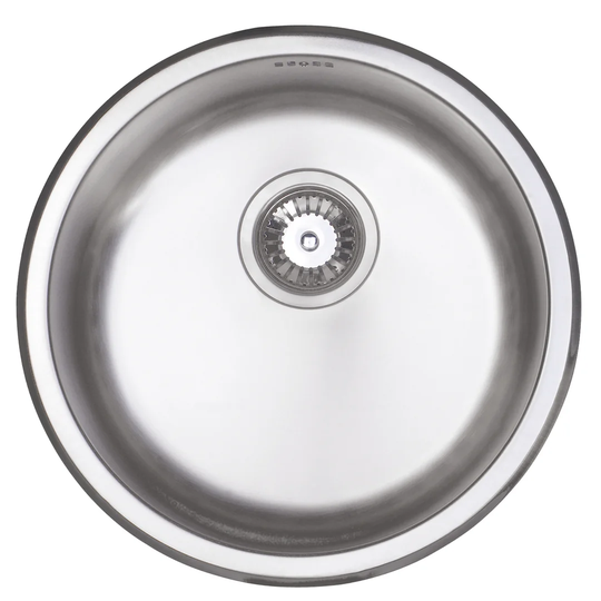 44cm x 44cm Round Single Bowl Kitchen Sink