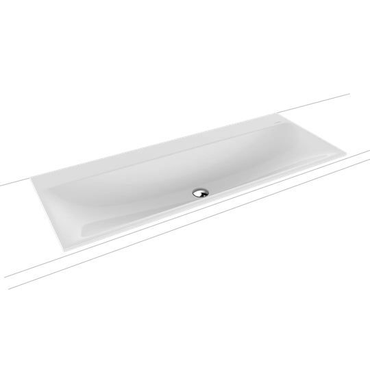 Bahama Beige Steel Enamel Rectangular Inset Basin Bathroom Sink