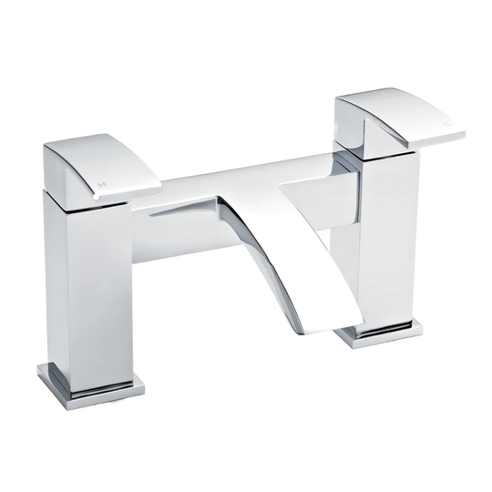Deck Mounted Waterfall Pillar Tap