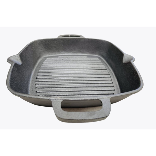 Cast Iron Square Grill Pan Steak Frying Gas Induction Cooker Wok