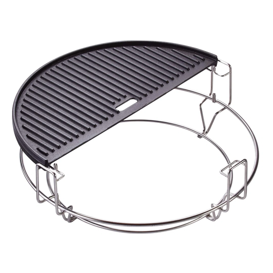 Kamado Joe® Classic Joe Half Moon Cast Iron Reversible Griddle