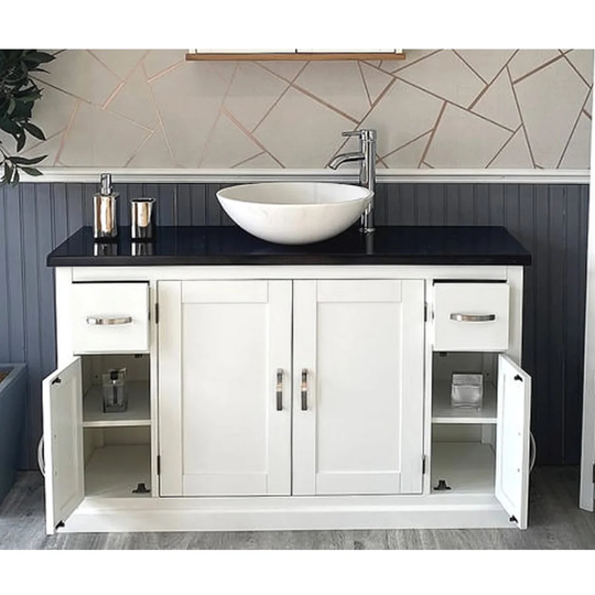 Araiza Solid Beech 1230mm Free-standing Single Vanity Unit