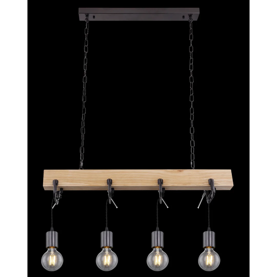 Grindle 4-Light Kitchen Island Bulb Pendant