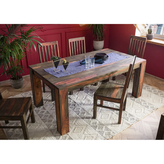 Tambora 100 Cm Rosewood Solid Wood Dining Table