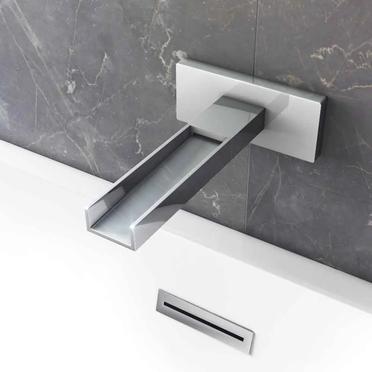 Chumley Wall Mounted Waterfall Bath Shower Mixer
