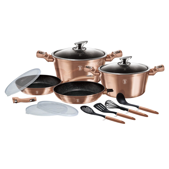 Berlinger Haus 13 Piece Aluminum Nonstick Cookware Set