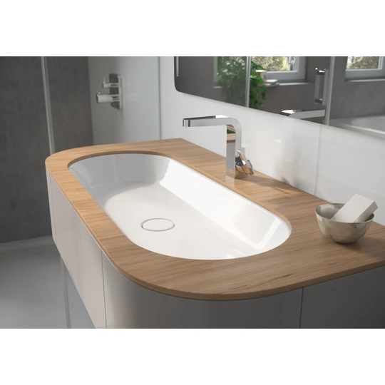 Grey Steel Enamel Oval Bathroom Sink