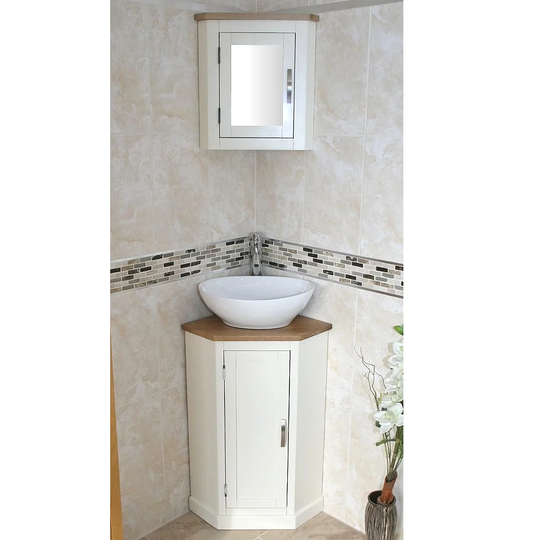 Coury Free-standing Corner Vanity Unit