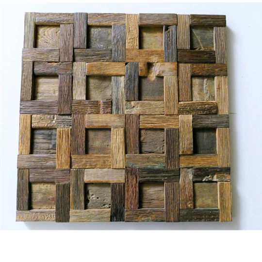 Harre Rustic 30 cm x 30 cm Wood Look Tile in Brown