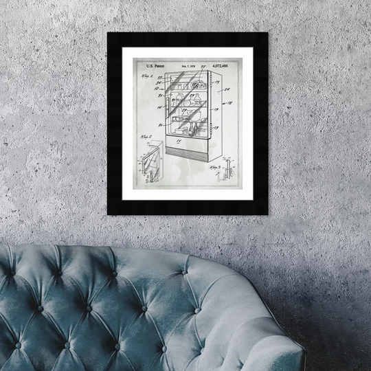 'Plexiglass Refrigerator 1978' Framed Graphic Art