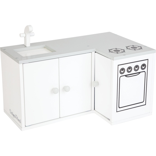Designafriend Wooden Dolls Toy Kitchen