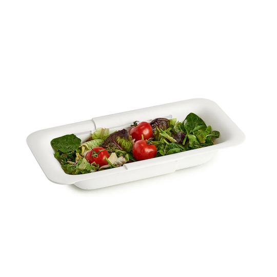 Dolbeare Sink Strainer, Extendable, Plastic, White