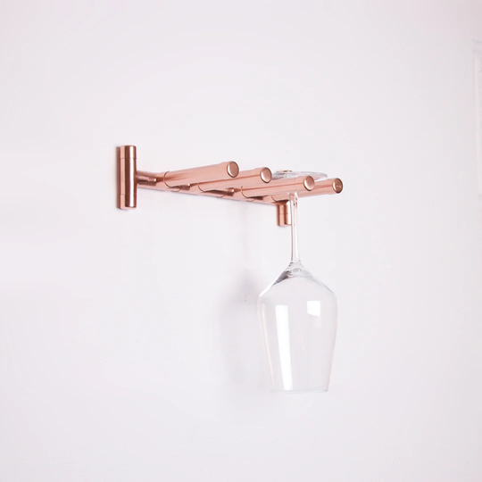 Wall Mounted 3 Wine Glass Rack