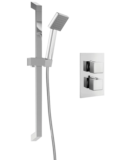 Windmill Thermostatic Shower with Slider Rail
