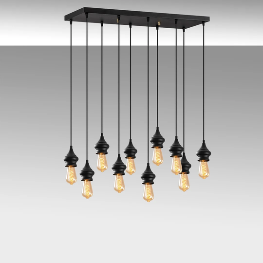 Frissell 10 - Light Kitchen Island Buld Pendant