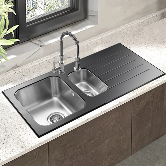 Carrier 1.5 Bowl Inset Kitchen Sink