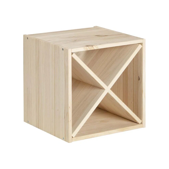 Modular Pine Bottle Rack 12 Bottles