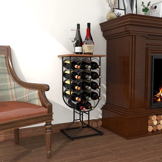 Retrograde 14 Bottle Floor Wine Rack