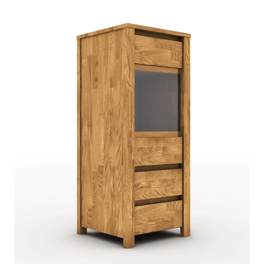 Fugate 45 Cm 2 Drawer Solid Wood Highboard