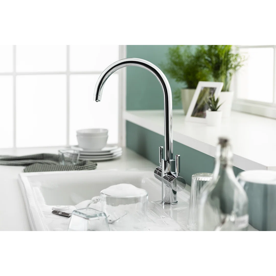 Hotek 3 In 1 Swan Spout Steaming Hot Tap