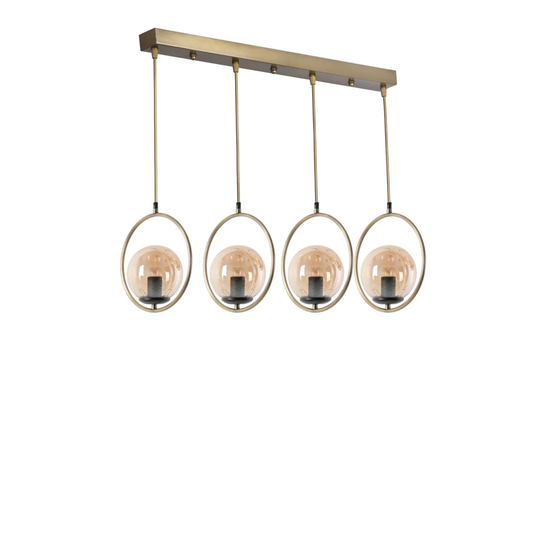 Dartmouth 4-Light Kitchen Island Globe Pendant