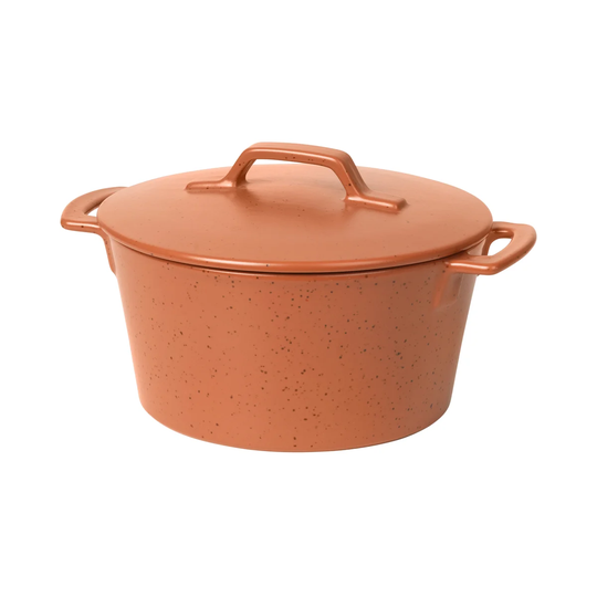 Broste Copenhagen Hasle casserole dish 19x23.5 cm etruscan red granite