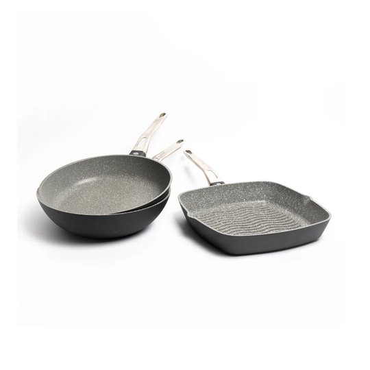 3-Piece Non-Stick Frying Pan Set
