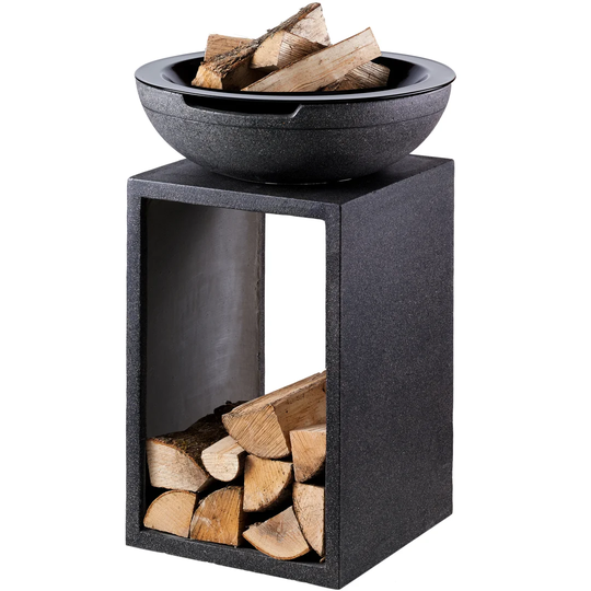 Aanshi 76Cm H x 53Cm W Charcoal Outdoor Fire Pit