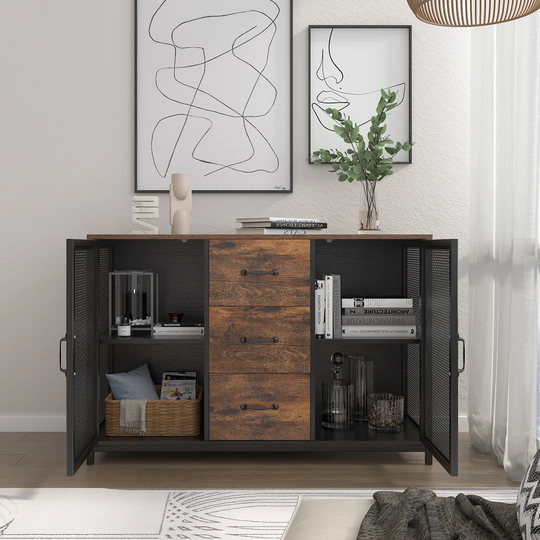 Dangirutis 120Cm Wide 3 Drawer Sideboard