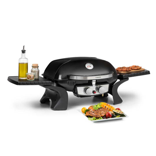 39cm Parforce Gas Barbecue with 2 Burners