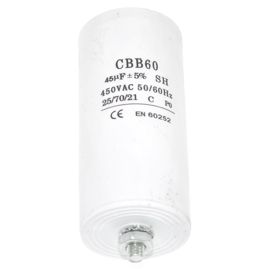 Universal 45UF Microfarad Appliance Motor Start Run Capacitor
