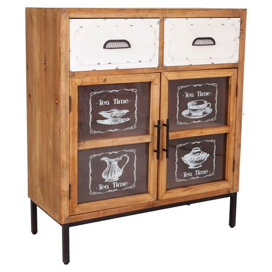 Harriotte 80cm Wide 2 Drawer Sideboard