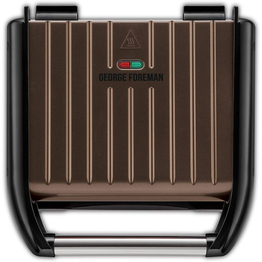 George Foreman Electric Grill Toaster Easy to Clean 1650 W Dark Bronze