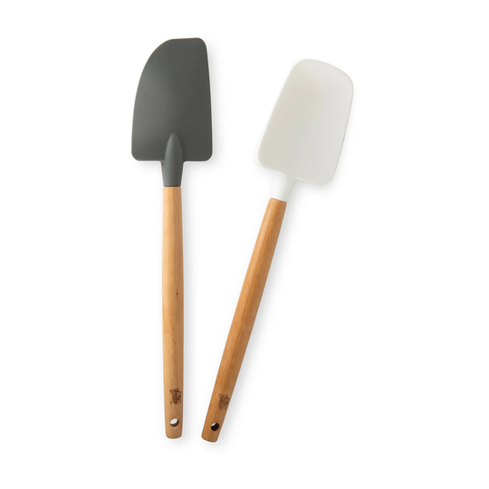 Nordic Ware Nordic Ware spatular beech wood 2-pack Black.white