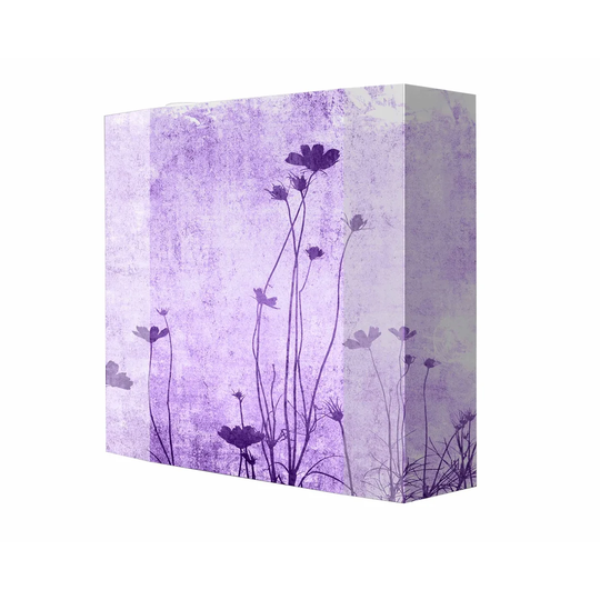 This kitchen cabinet is designed for use with a floral design